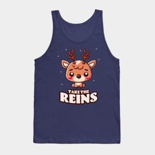 Take The Reins || Adorable Christmas Reindeer Tank Top